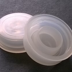 Pressure cap PE, ø 20, neutral color, without flap